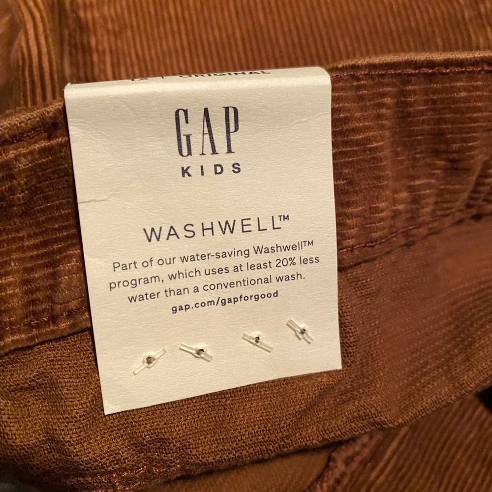 NWT GAP Boys Original Corduroy‎ Pants Casual Warm Winter Casual Classic Preppy